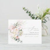 PixDezinesウォーターカラークリーム赤面バラ セーブザデート (スタンド正面)