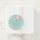 PixDezinesウォーターカラースイートピーブライダルシャワー特典 フェイバータグ (インサイチュ)