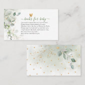 PixDezinesウォーターカラーユーカリリース座席表 プレイスカード (正面/裏面)