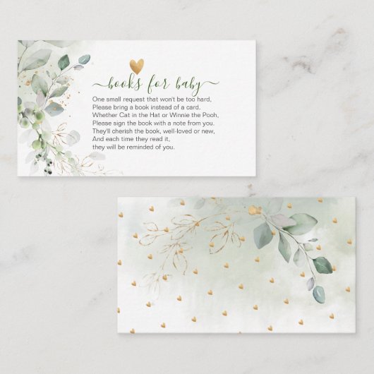 PixDezinesウォーターカラーユーカリリース座席表 プレイスカード (正面/裏面)