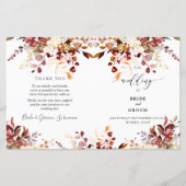 PixDezinesウォーターカラーラストオレンジ秋ユーカリ (正面)