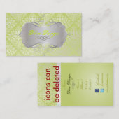 PixDezinesエティエンヌダマスク 名刺 (正面/裏面)