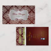 PixDezinesエティエンヌダマスク 名刺 (正面/裏面)