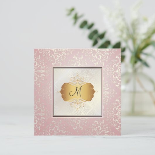 PixDezinesエティエンヌダマスク 招待状 (スタンド正面)