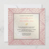 PixDezinesエティエンヌダマスク 招待状 (裏面)