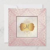 PixDezinesエティエンヌダマスク 招待状 (正面)