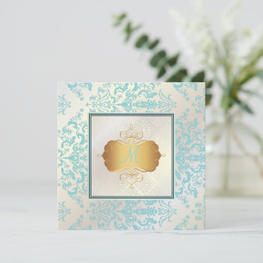 PixDezinesエティエンヌダマスク 招待状 (スタンド正面)