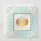 PixDezinesエティエンヌダマスク 招待状 (正面)