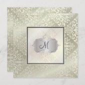 PixDezinesエティエンヌダマスク 招待状 (正面/裏面)