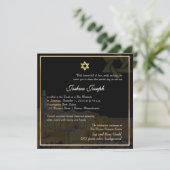 PixDezinesエルサレムの壁/日の背景 招待状 (スタンド正面)