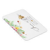 PixDezinesエレガントハワイアンDIYマップの保存日  マグネット (右側)