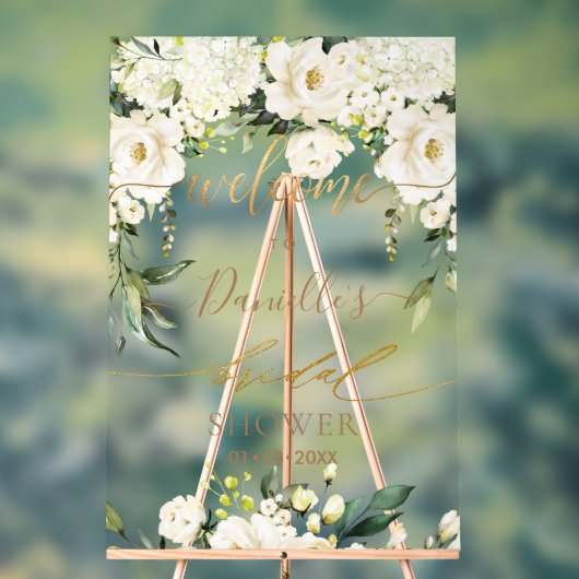 PixDezinesエレガント赤面ピンクローゼアンスリウム アクリルサイン (ニュートラル)