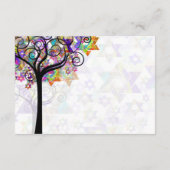 PixDezinesエンクロージャツリーのライフバルミツワー エンクロージャーカード (裏面)