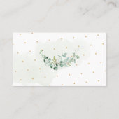 PixDezinesオムツラッフルガムユーカリプタス座席表 プレイスカード (裏面)