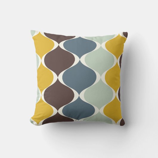 PixDezinesオモダンギーDIY背景色 クッション (正面)