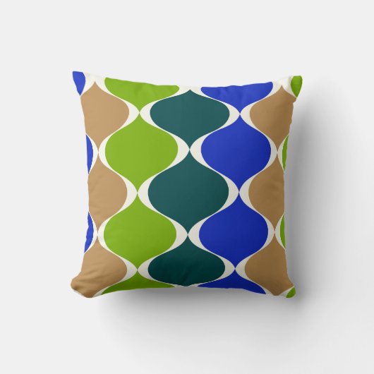 PixDezinesオモダンギーDIY背景色 クッション (正面)