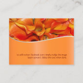 PixDezinesオレンジカラユリ 名刺 (裏面)