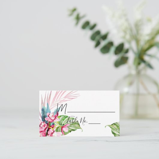 PixDezinesオーキッドアイルウォーター座席表 プレイスカード (スタンド正面)