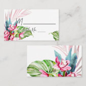 PixDezinesオーキッドアイルウォーター座席表 プレイスカード (正面/裏面)