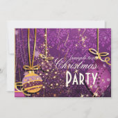 PixDezinesオーナメント+クリスマスツきらめくリー/DIY 招待状 (正面)