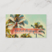 PixDezinesカイルアベイ/ヴィンテージハワイアンビーチ 名刺 (裏面)