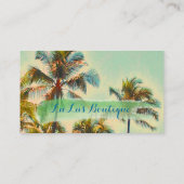 PixDezinesカイルアベイ/ヴィンテージハワイアンビーチ 名刺 (裏面)