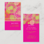 PixDezinesカスタマイズ可能なレトロドット 名刺 (正面/裏面)