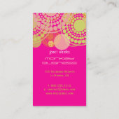 PixDezinesカスタマイズ可能なレトロドット 名刺 (裏面)