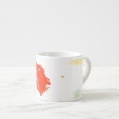 PixDezinesカップケーキの振りかけ/フェイク金ゴールド エスプレッソカップ (正面右)