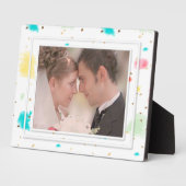 PixDezinesカップケーキの振りかけ/フェイク金ゴールド フォトプラーク (側面)