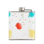 PixDezinesカップケーキの振りかけ/フェイク金ゴールド フラスク (裏面)