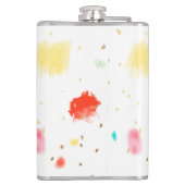 PixDezinesカップケーキの振りかけ/フェイク金ゴールド フラスク (裏面)