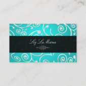 PixDezinesカップケーキ渦+アクア 名刺 (裏面)