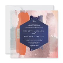 PixDezinesカラーブロックアモダンートコーラル赤面海軍