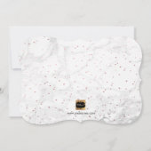 PixDezinesカード+ギフト大理石+バラ金ゴールド/テーブルサイン 招待状 (裏面)