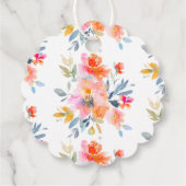 PixDezinesガーデンバラ水彩サンキュー フェイバータグ (裏面)