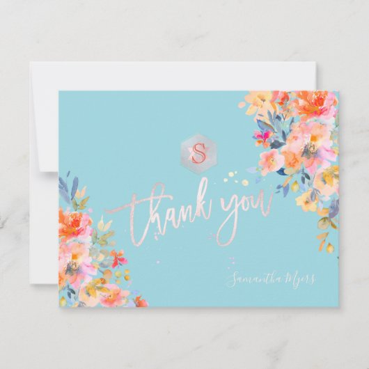 PixDezinesガーデンバラ（ユダヤ教の）バル・ミツバーサンキュー✡ 出欠カード (正面)