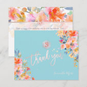 PixDezinesガーデンバラ（ユダヤ教の）バル・ミツバーサンキュー✡ 出欠カード (正面/裏面)