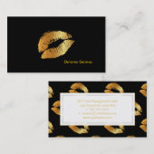 PixDezinesキスとゴールデンリップ 名刺 (正面/裏面)