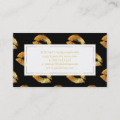 PixDezinesキスとゴールデンリップ 名刺 (裏面)