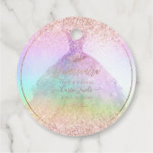 PixDezinesキンセアニェラグリッターコットンキャンディガウン フェイバータグ (裏面)