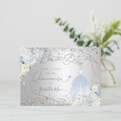 PixDezinesキンセアニェラダスティブルードレ救ス日付 招待状 (スタンド正面)