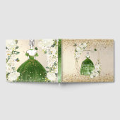 PixDezinesキンセアニェラH2エメラルドグリーンドレスゲス ゲストブック (全面)