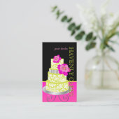 PixDezinesキーライムスポンジケーキ/パティッセリー 名刺 (スタンド正面)