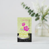 PixDezinesキーライムスポンジケーキ/パティッセリー 名刺 (スタンド正面)