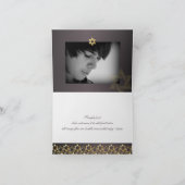 PixDezinesクラシック感謝してい（ユダヤ教の）バル・ミツバー you/DIYcolor! サンキューカード (内部)