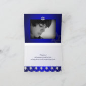 PixDezinesクラシック感謝してい（ユダヤ教の）バル・ミツバー you/DIYcolor! サンキューカード (内部)