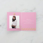 PixDezinesクラシック感謝してい（ユダヤ教の）バル・ミツバー you/DIYcolor! サンキューカード (内部)