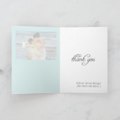 PixDezinesクラシックDIYカラー/フォトサンキューカード サンキューカード (内部)