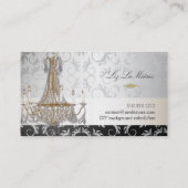 PixDezinesクリスタルシャンデリア/DIYカラー 名刺 (裏面)